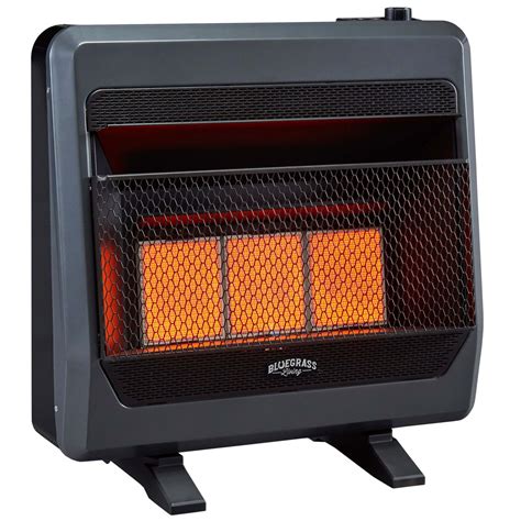 Bluegrass Living Natural Gas Vent Free Infrared Gas Space Heater With