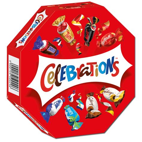 Celebrations Schokoladen Riegel Mischung 269g Packung Süßigkeiten