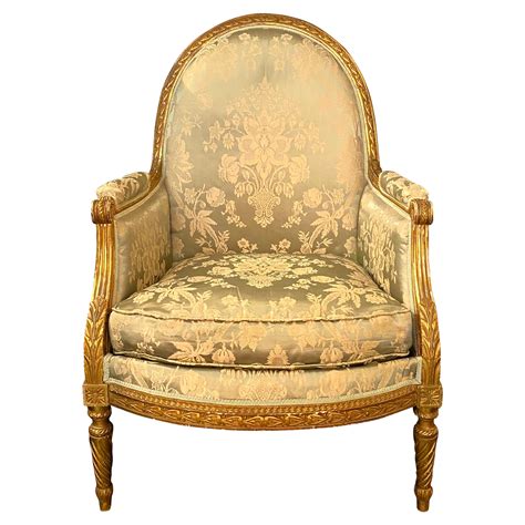 Louis Xvi Style Paint Decorated Bergère Armchair For Sale At 1stdibs