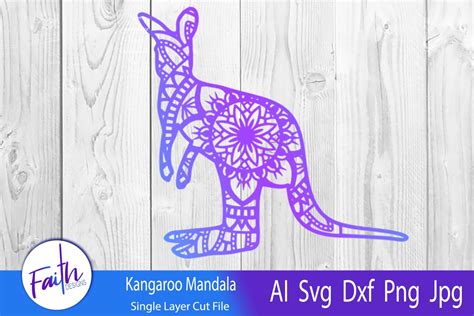 Download Kangaroo Mandala Svg (730775) | Cut Files | Design Bundles