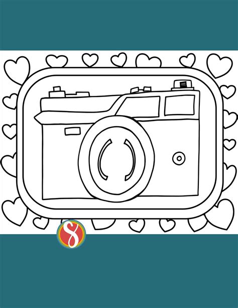 Free Camera Coloring Pages — Stevie Doodles