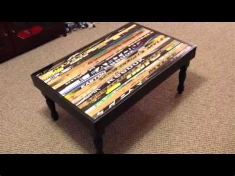 Would you rather have a top made from hockey sticks? Hockey Stick Table - YouTube