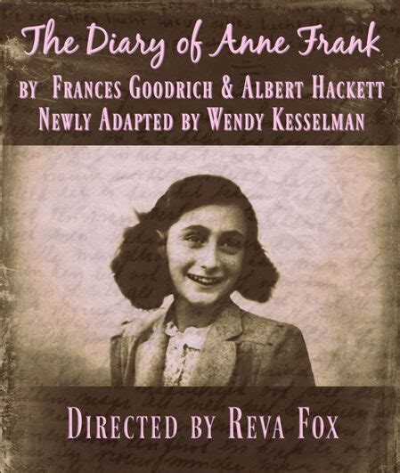 The diary of anne frank. THE DIARY OF ANNE FRANK - Milwaukee Entertainment Group ...