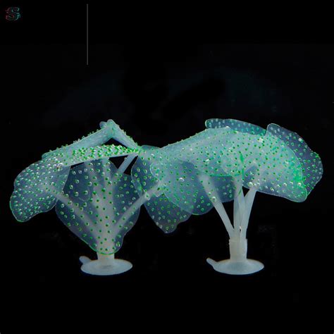 Rh Fish Tank Glowing Artificial Jellyfishes Silicone Simulated Aquatic