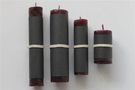 4 Bdsm Candles For Wax Play Kinky Play Set Low Melt Etsy