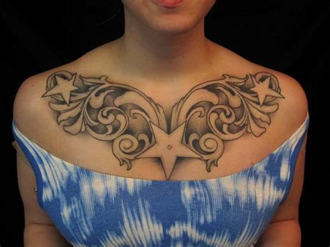 Chest Tattoos For Women That Draw Approving Eyes Ritely