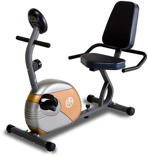 Harvard health states that there are several benefits of riding a stationary bike, including improved blood circulation, increased muscle mass, better bone density and that it is easier on the joints than other aerobic exercises. marcy-recumbent.jpg