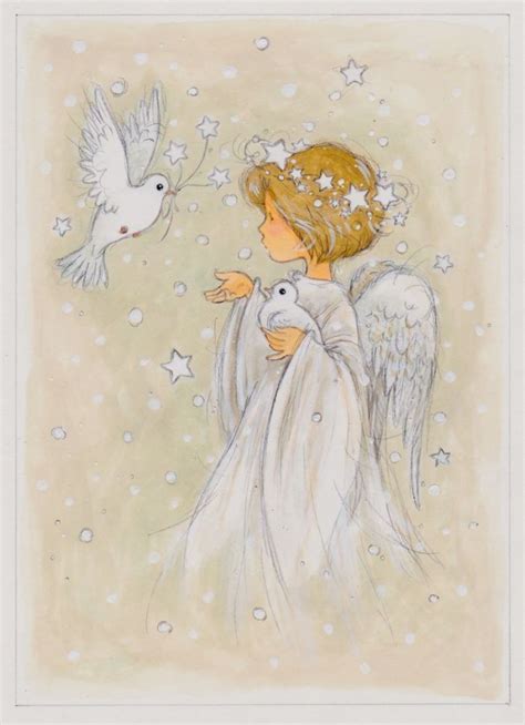 Artist Annabel Spenceley ~ Angel And Doves In 2020