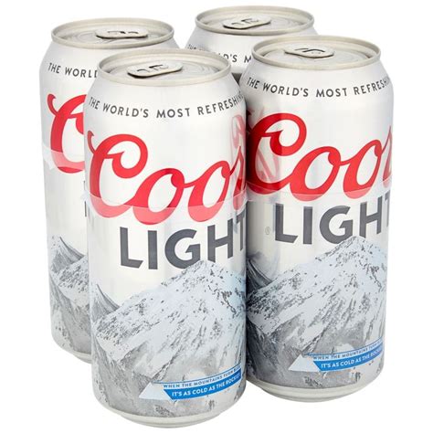 Enjoy A Refreshing Can Of Coors Light Lager Serve Ice