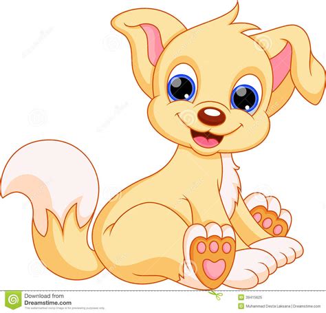 Cute Dog Cartoon Characters Clip Art Library