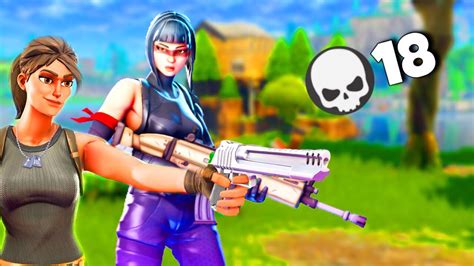 18 Kill Duo Vs Squad Playing With Fortnite Profortnite Mobile Youtube