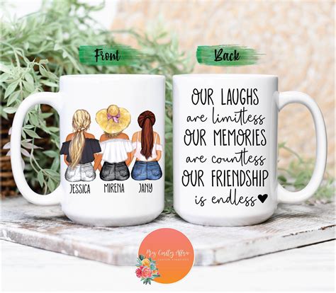 Best Friends Mug Personalized Ts For Best Friends Best Etsy