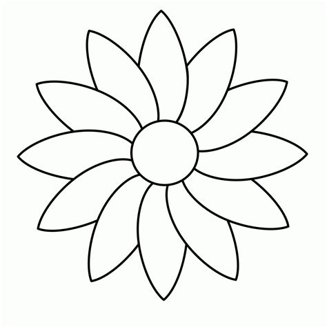 Hallo leute, vorlagen zum ausdrucken für magnete? Sonnenblume Malvorlage - Aausmalbilder.club
