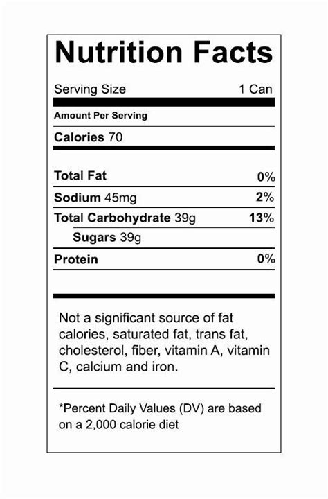 50 Blank Nutrition Label Worksheet In 2020 Label Template Intended