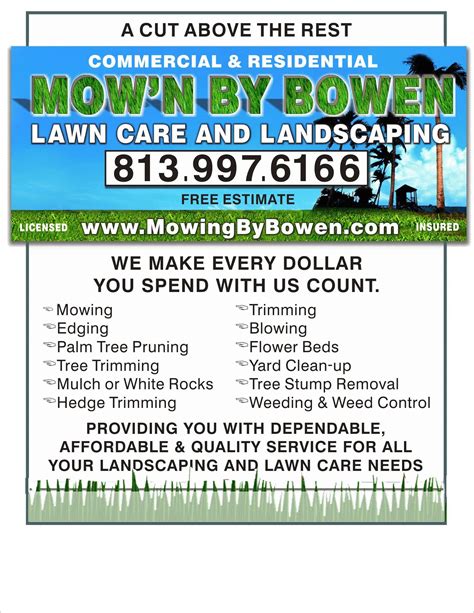 Lawn Care Flyer Template Elegant Here Is My Collection Marketing Ideas