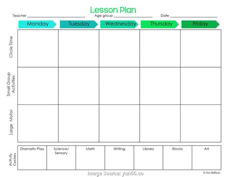 Simple Preschool Lesson Plan Template Unique Simple Preschool Lesson P… | Preschool lesson plan ...