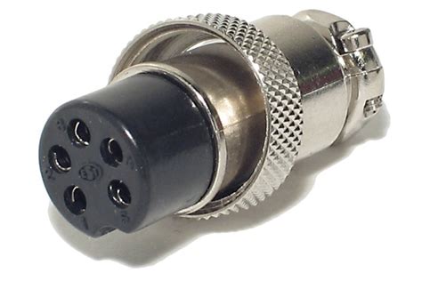 Mic Connector 5 Pin Female Partco