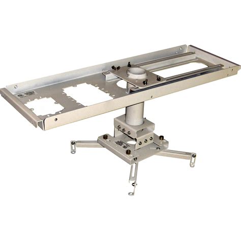 A drop ceiling, or suspended ceiling, consists of panels or tiles that hang a few inches below the main in general, though, you drill the perimeter brackets usually included with the ceiling grid kit. Recordex USA Infinix Suspended Ceiling Mount Kit (White)