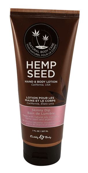 earthly body hemp seed lotion 7oz