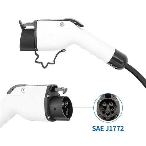 Sae J1772 Plug Ac Charging Connector Ev Charger 40a 240v Single Phase