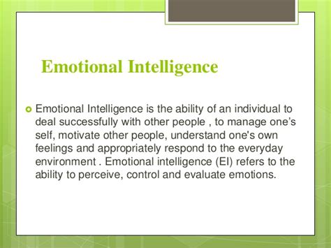 Best Motivation Blog Define Emotional Intelligence Daniel Goleman