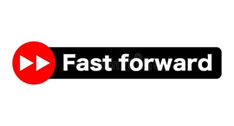 Fast Forward Button Fast Forward Logo Vector Stock Vector