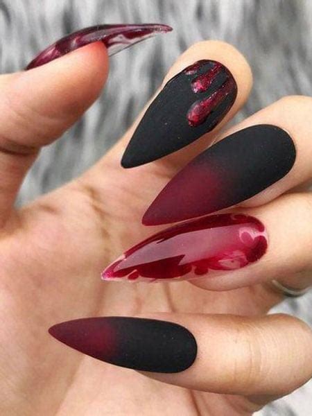 Stiletto Acrylics 20 Fierce Stiletto Nails To Copy In 2021 The Trend