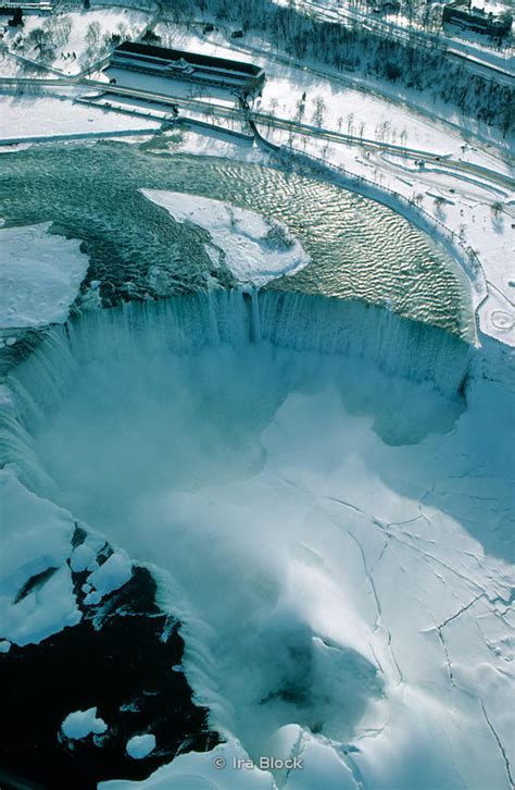 Ira Block Photography Niagara Falls Frozen Over New York