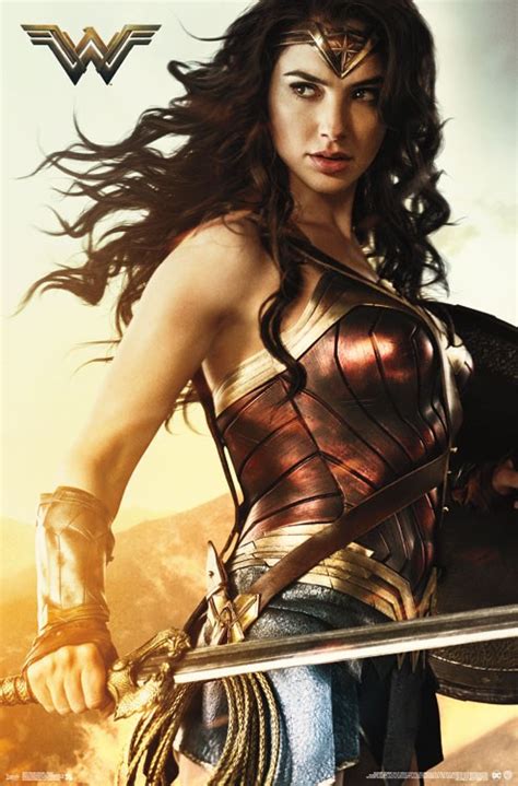 Wonder Woman Shield Athena Posters