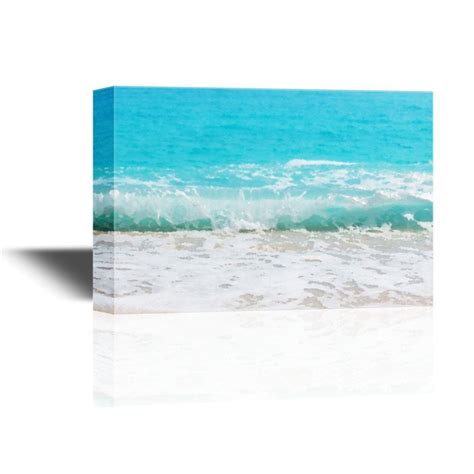 Wall26 Canvas Wall Art Abstract Seascape With The Waves On The
