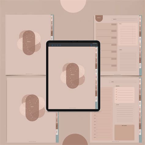 Undated Digital Planner For Ipad Tablets 2021 Digital Etsy