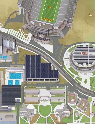 Asu Stadium Map