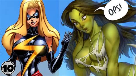Top Marvel Female Superheroes Bigtit Sexy Legraybeiruthotel