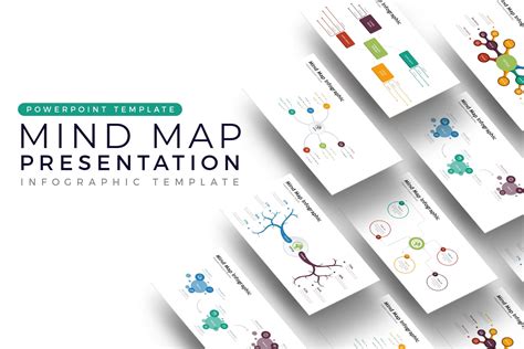 Mindmap Presentation Infographic Powerpoint Templates ~ Creative Market