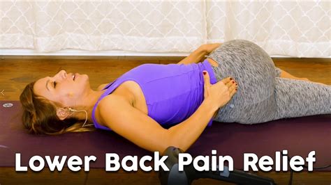 Low Back Pain Stretches And Diy Pain Relief ♥ Easy Beginners At Home Stretch Self Massage