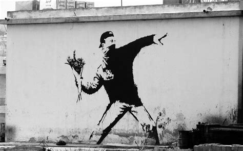 Banksy Graffiti Wallpapers Wallpaper Cave
