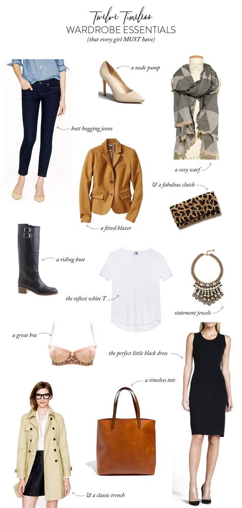 12 Timeless Wardrobe Essentials With Images Fashion Style
