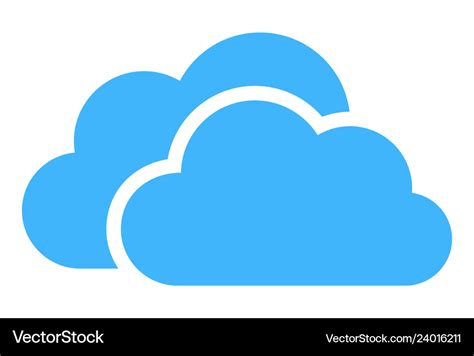 Cloud Computing Logo Design Icon Concept Vector Image
