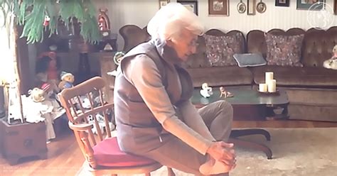 with the help of yoga hunched over 85 year old grandma has a new lease on life wwjd