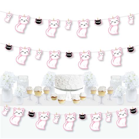 Big Dot Of Happiness Purr Fect Kitty Cat Kitten Meow Baby Shower Or