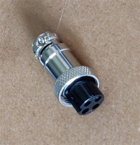 Buildyourcnc 4 Pin Round Male Connector
