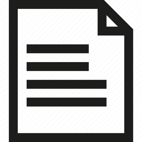 Document File Text Word Icon