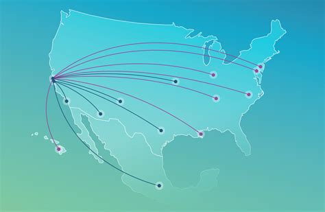 Alaska Airlines Network Map