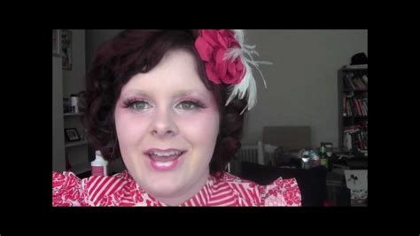 The Hunger Games Effie Trinket Inspired Makeup Tutorial Youtube