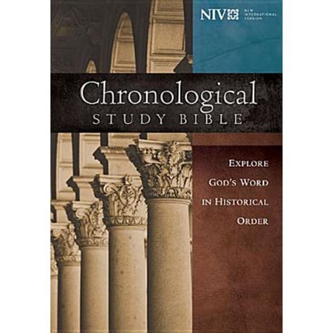 Niv Chronological Study Bible Hardcover Mardel 9781401680114