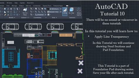 Autocad Tutorial 10 Layer And Line Transparency Youtube