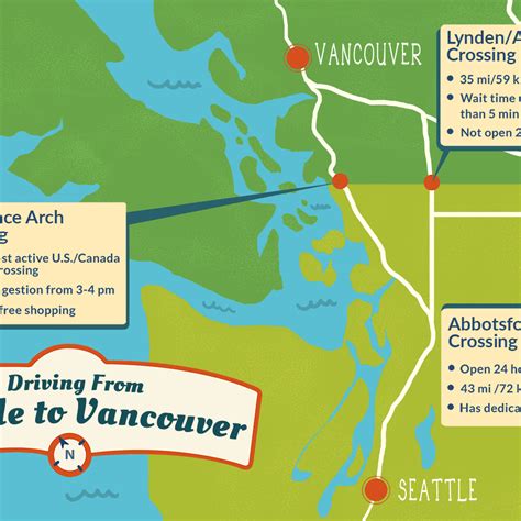 Map Of Seattle And Vancouver Cape May County Map