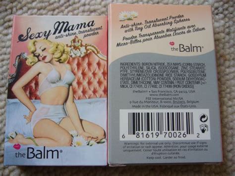 Thebalm Cosmetics Sexy Mama® Anti Shine Translucent Powder Reviews Makeupalley