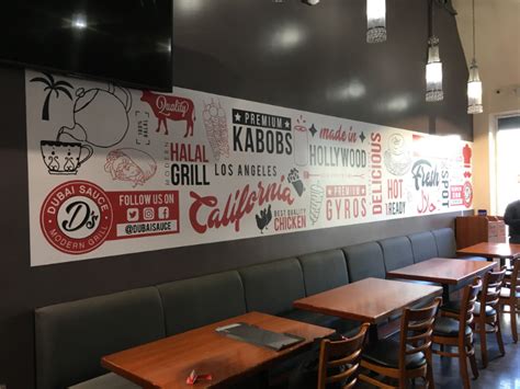 Restaurant Wall Murals Custom Graphics Los Angeles