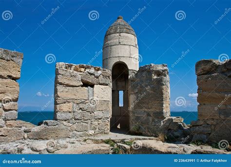 Ruins Of Ancient Turkish Fortress Stock Image Image Of Nature